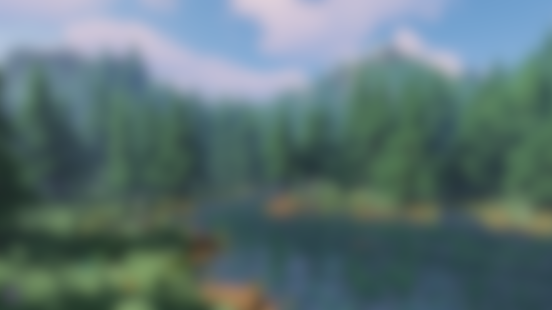 Minecraft landscape